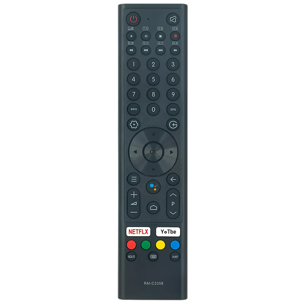 RM-C3358 Remote Control Replacement for JVC Smart 4K UHD LED Android TV RM-C3358