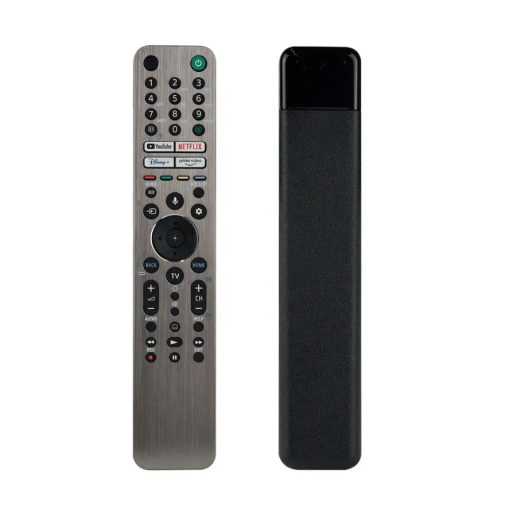 RMF-TX621E Aluminum Case Backlight Voice Remote Control Replacement for Sony TV