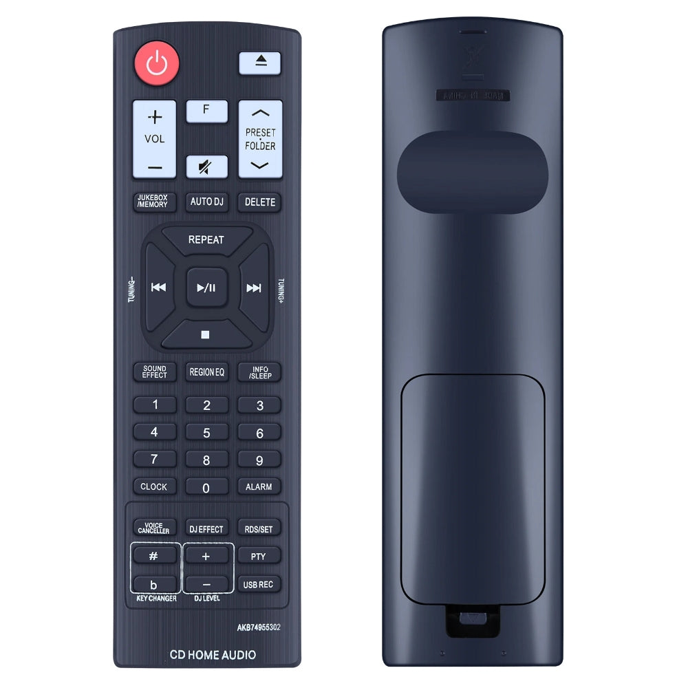 AKB74955302 Remote Control Replacement for LG Player CM8460 CMS9960F