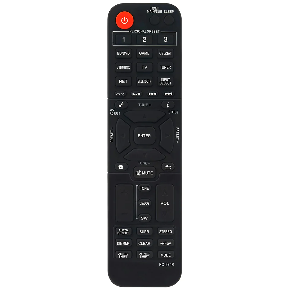 RC-974R Remote Control Replacement for Pioneer Audio Receiver VSX-934 RC-977R