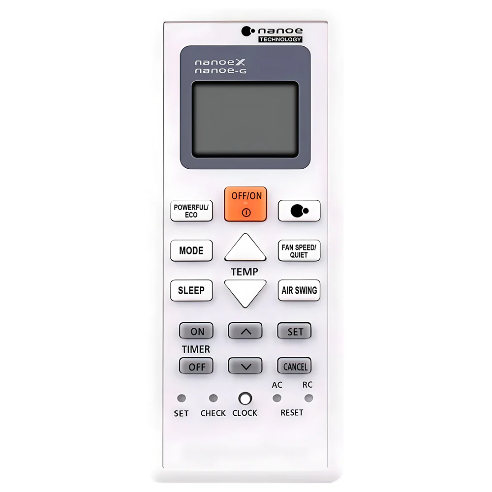 A75C07360 Remote Control Replacement for Panasonic Inverter Air Conditioner