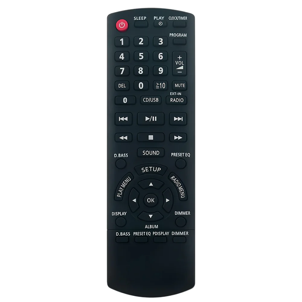 N2QAYB001101 Remote Control Replacement for Panasonic SC-PMX74 SC-PMX70 SCPMX100EGS