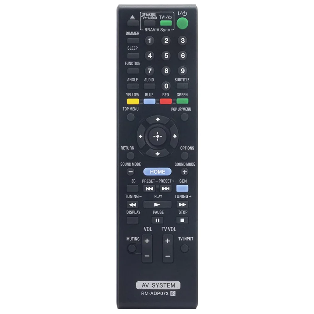 RM-ADP073 Remote Control Replacement for Sony BDV-N990W BDV-N890W