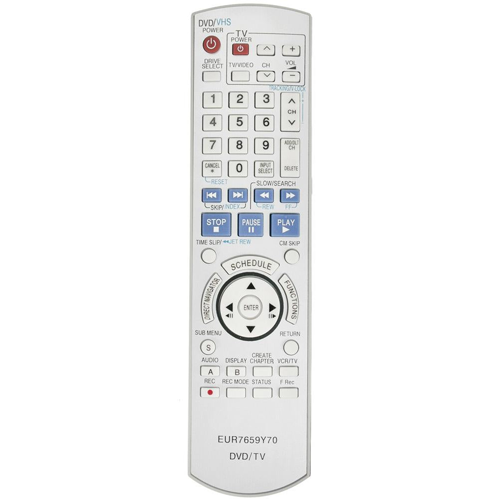 Replacement Remote For Panasonic DMR-ES45/ES46 DVD Recorders - EUR7659Y70 Model