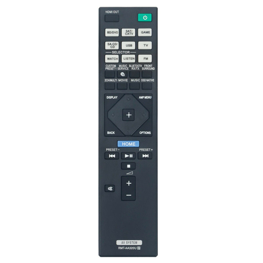 RMT-AA320U Replacement Remote for SONY STR-ZA810ES