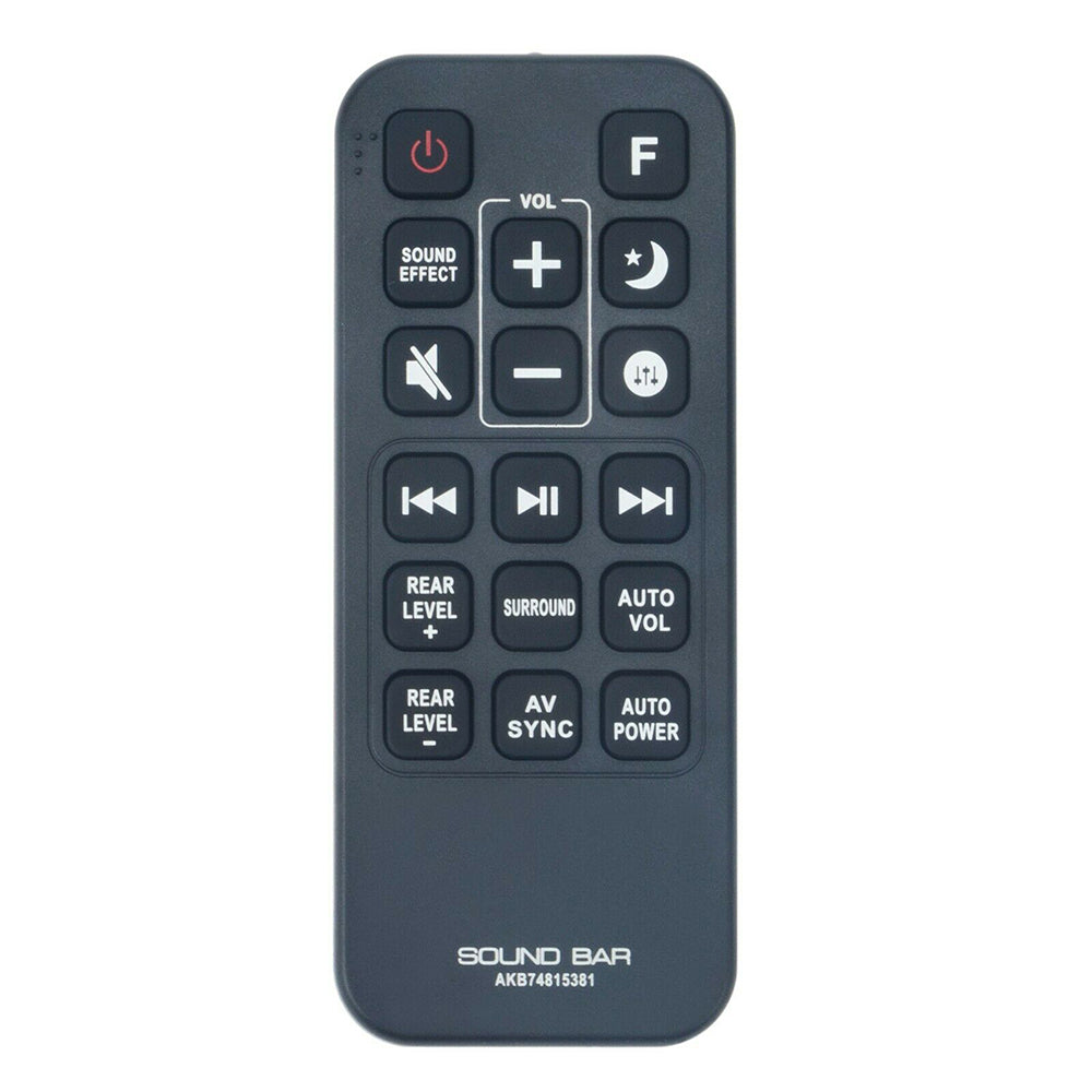 AKB74815381 Replacement Remote Infrared for LG Sound Bar SJ7