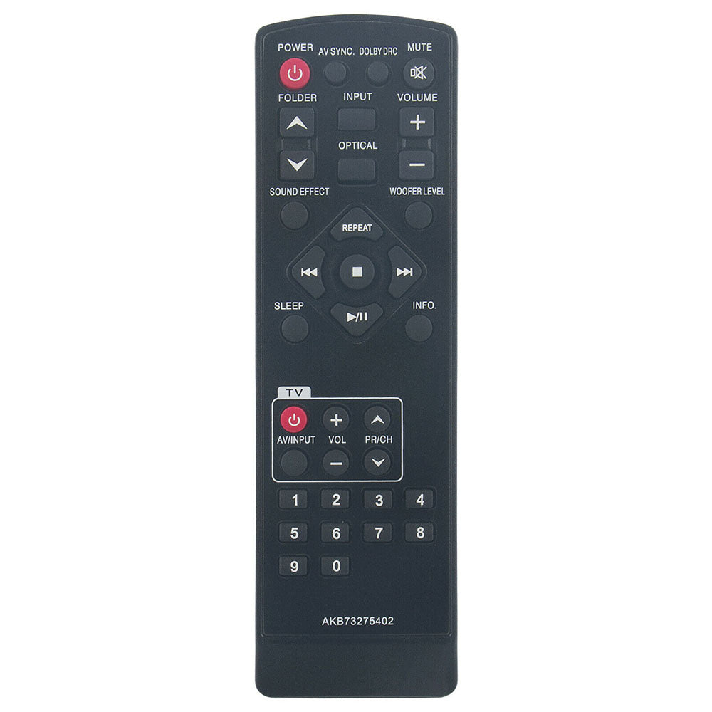 AKB73275402 Replacement Remote Control for LG HLS36W
