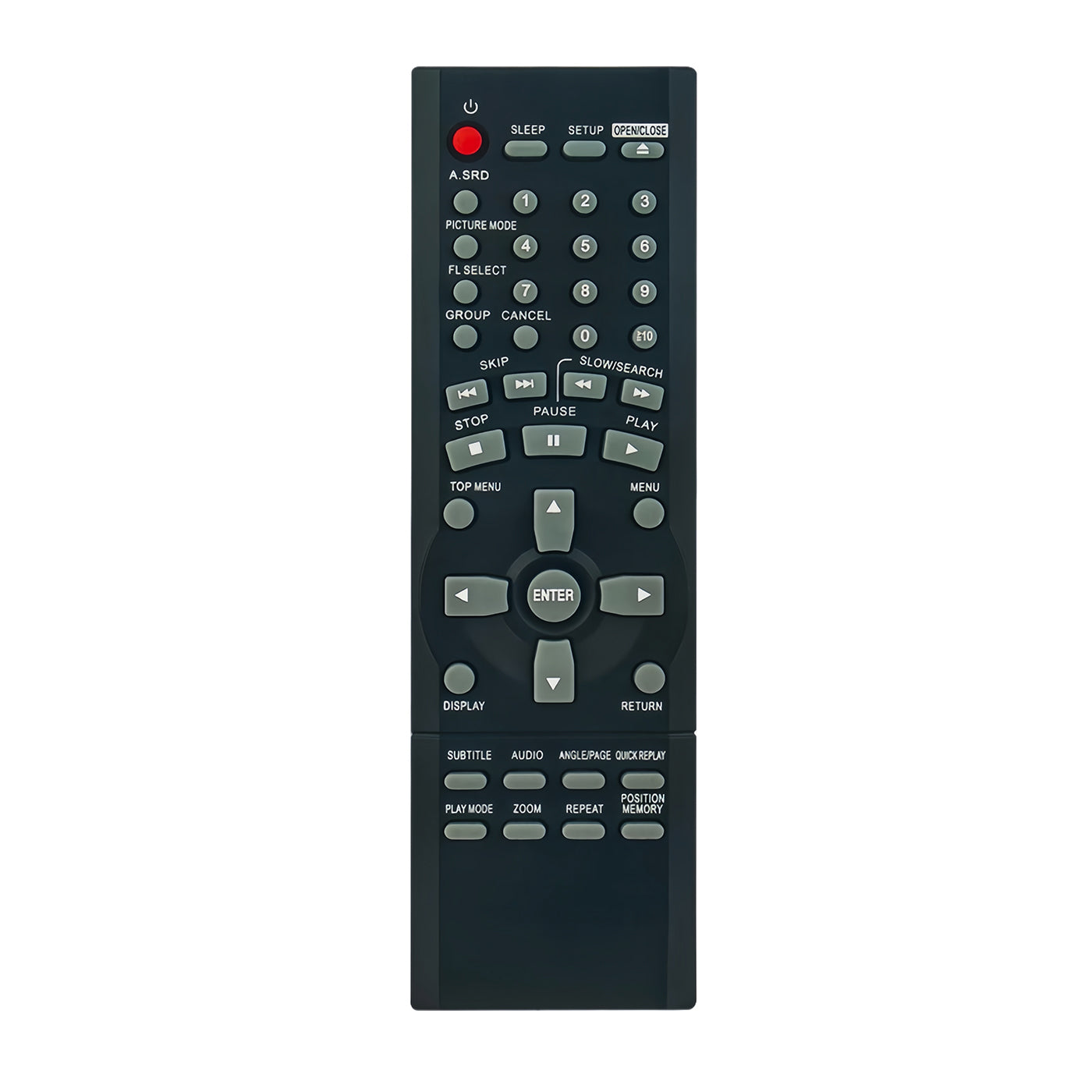 EUR7621070 Remote Control Replacement for Panasonic DVD Player DVD-S35 DVD-S23