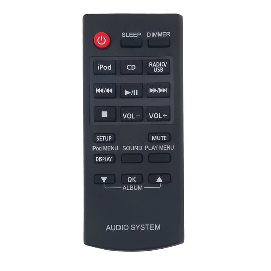 N2QAYC000059 Remote Control Replacement for Panasonic Audio System SC-HC27DBEBK
