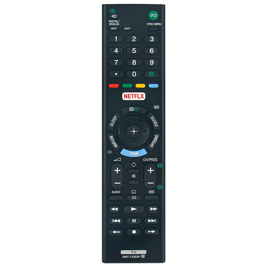 RMT-TX203P Remote Control Replacement for Sony Smart LCD TV KDL-49W757D