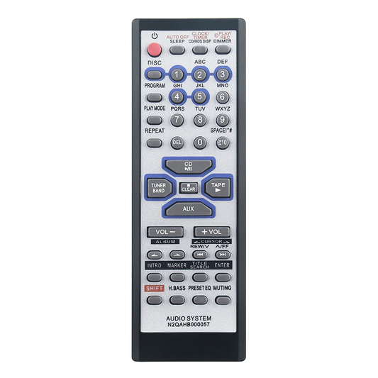N2QAHB000057 Remote Control Replacement for Panasonic CD Stereo System SC-AK330