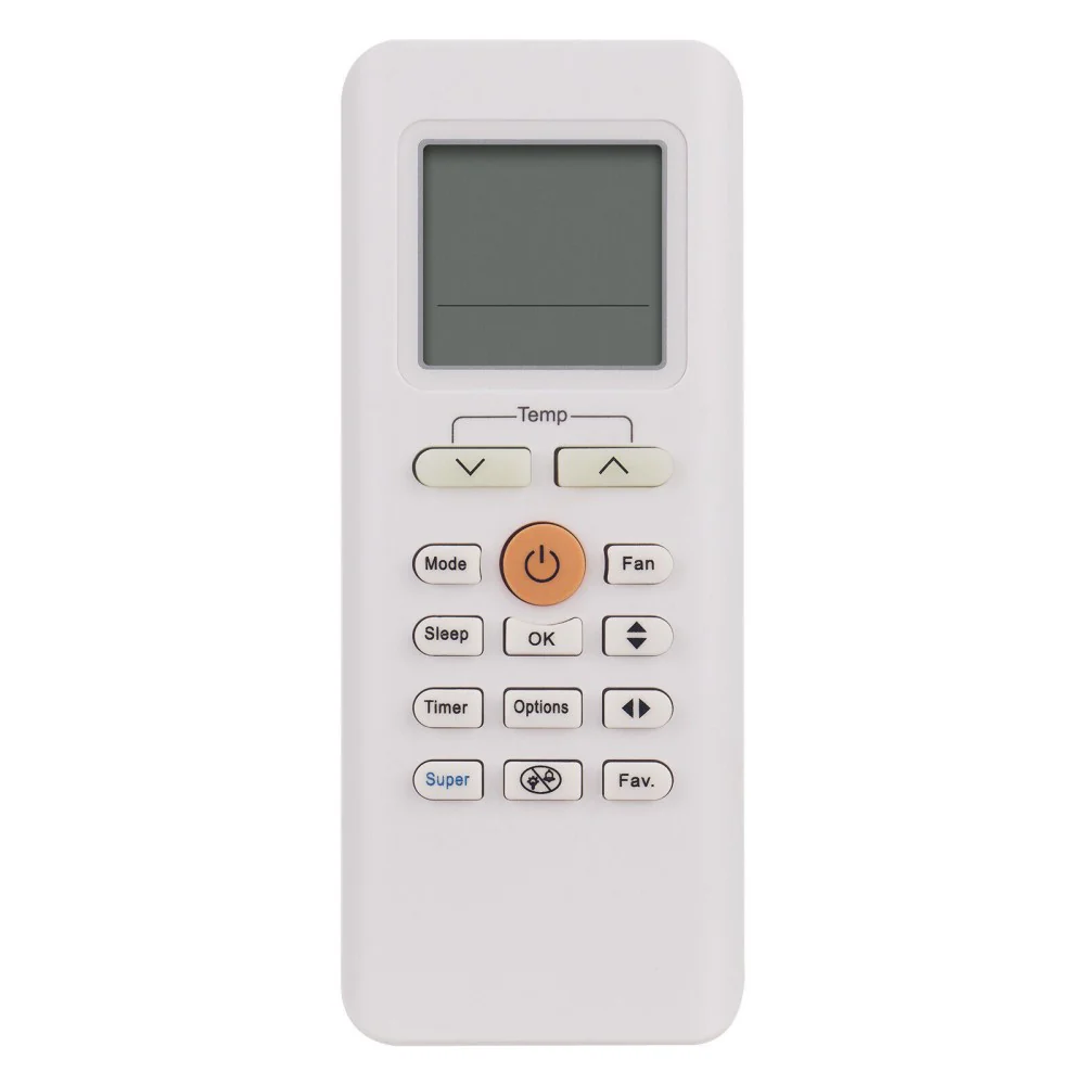 RG70A/BGEF Remote Control Replacement for Midea AC RG70C/BGEF RG70E/BGEF