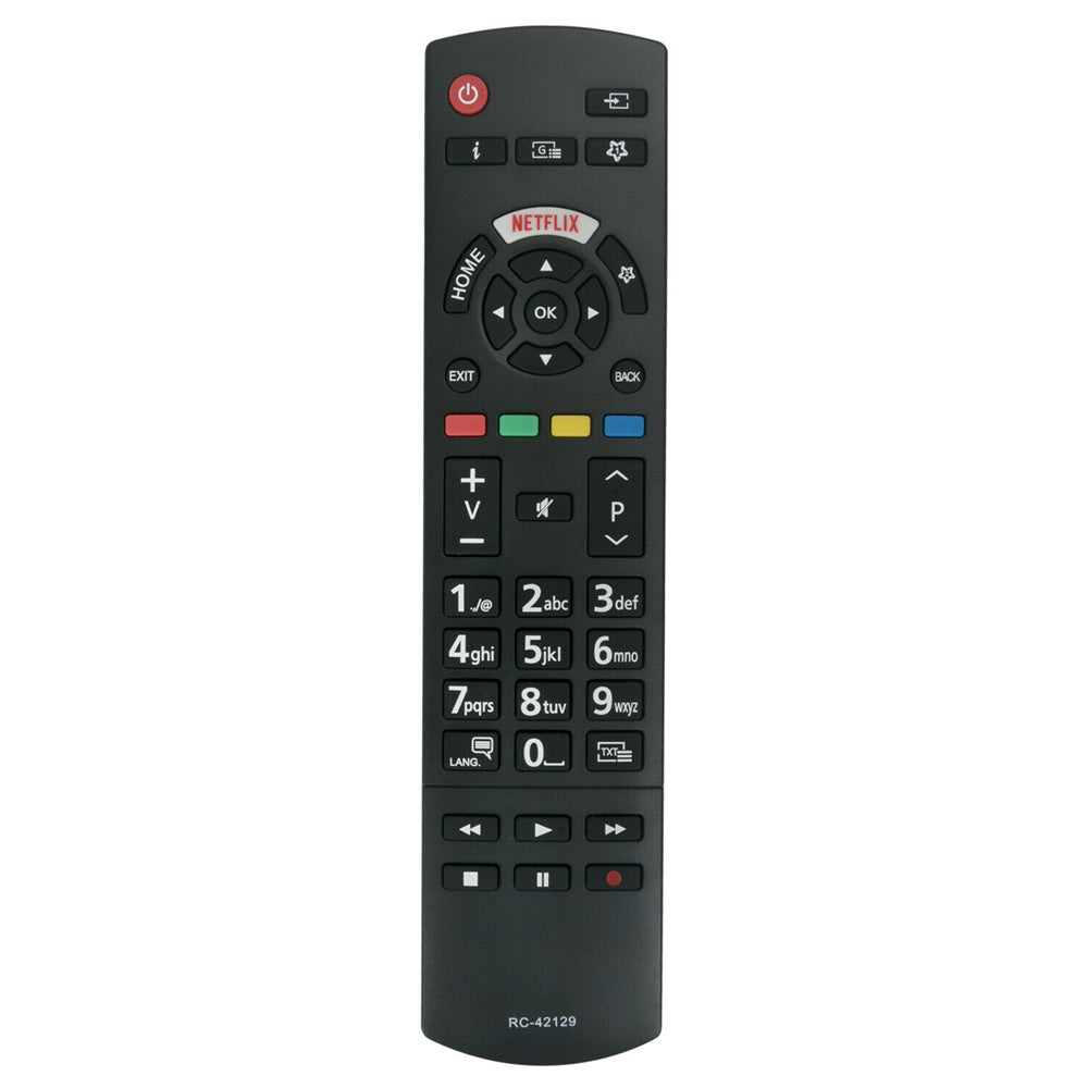 VINABTY RC42129 RC-42129 Telecomando sostitutivo Compatibile con Panasonic 4K Ultra HD HDR Smart TV LED TX-43FX550B TX-49FX550B TX-55FX550B Tx-55fx555b Tx-43fx555b Tx-49fx555b VINABTY RC42129 RC-42129 Telecomando sostitutivo Compatibile con Panasonic 4K Ultra HD HDR Smart TV LED TX-43FX550B TX-49FX550B TX-55FX550B Tx-55fx555b Tx-43fx555b Tx-49fx555b