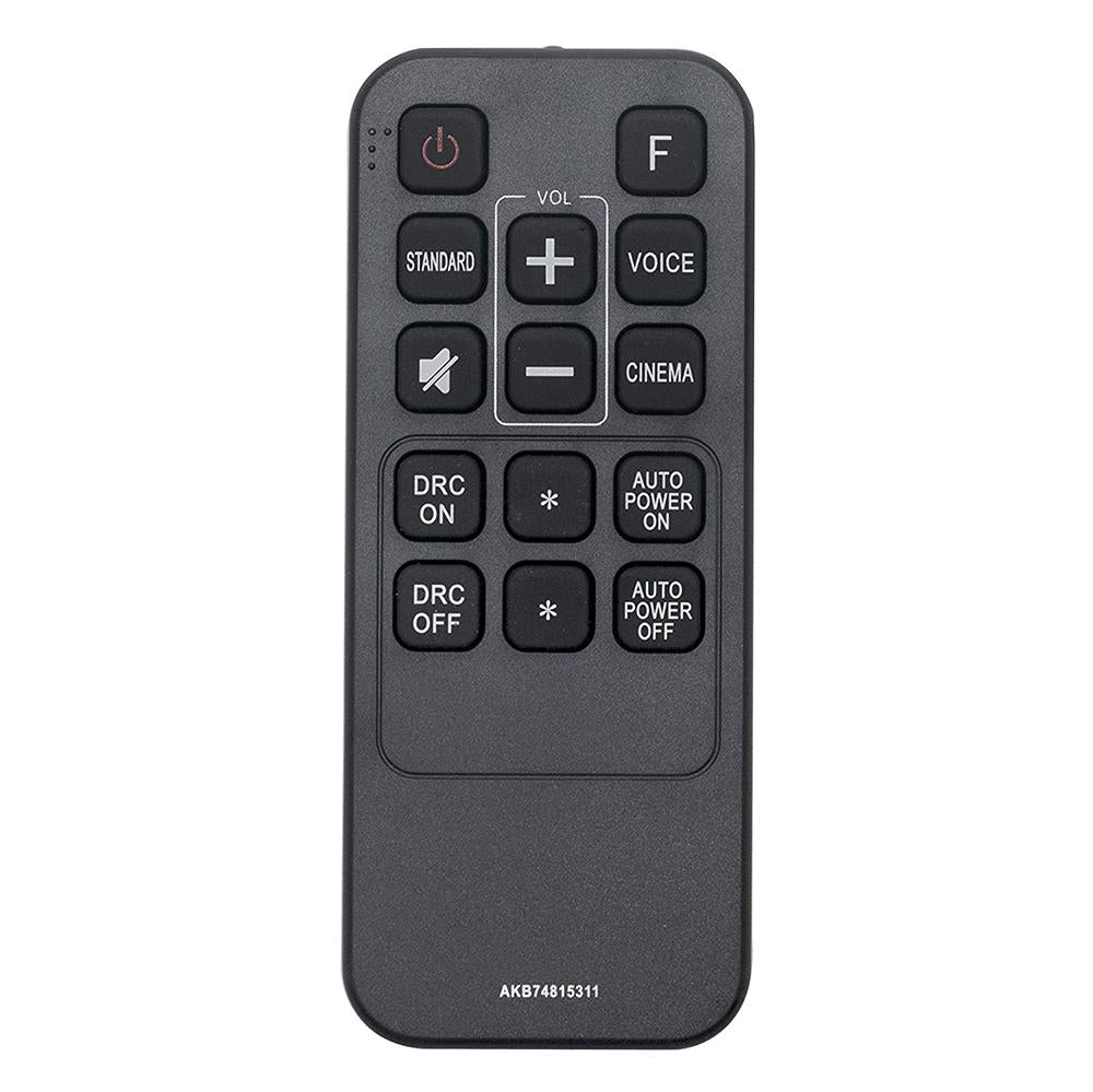 AKB74815311 Remote Replacement for LG Sound Bar LAS260B
