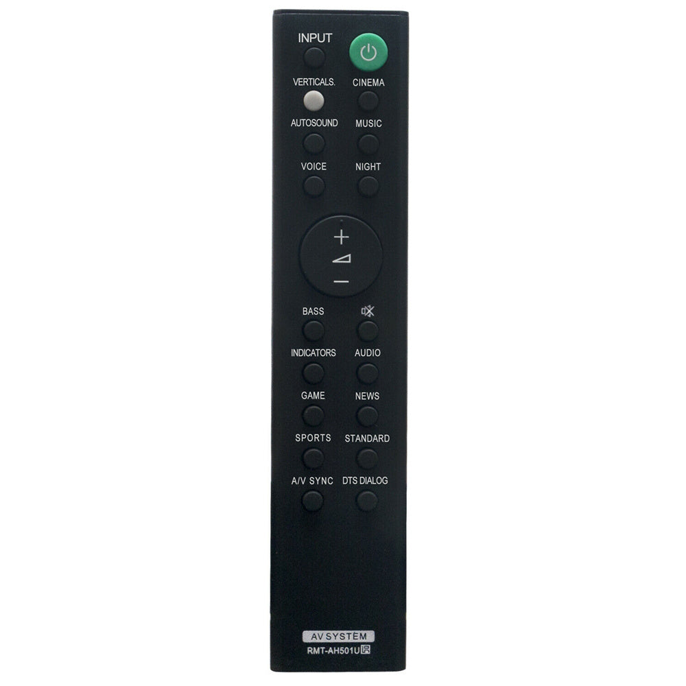 RMT-AH501U Remote Replacement Control for Sony Soundbar HT-X8500 HTX8500 Sound Bar