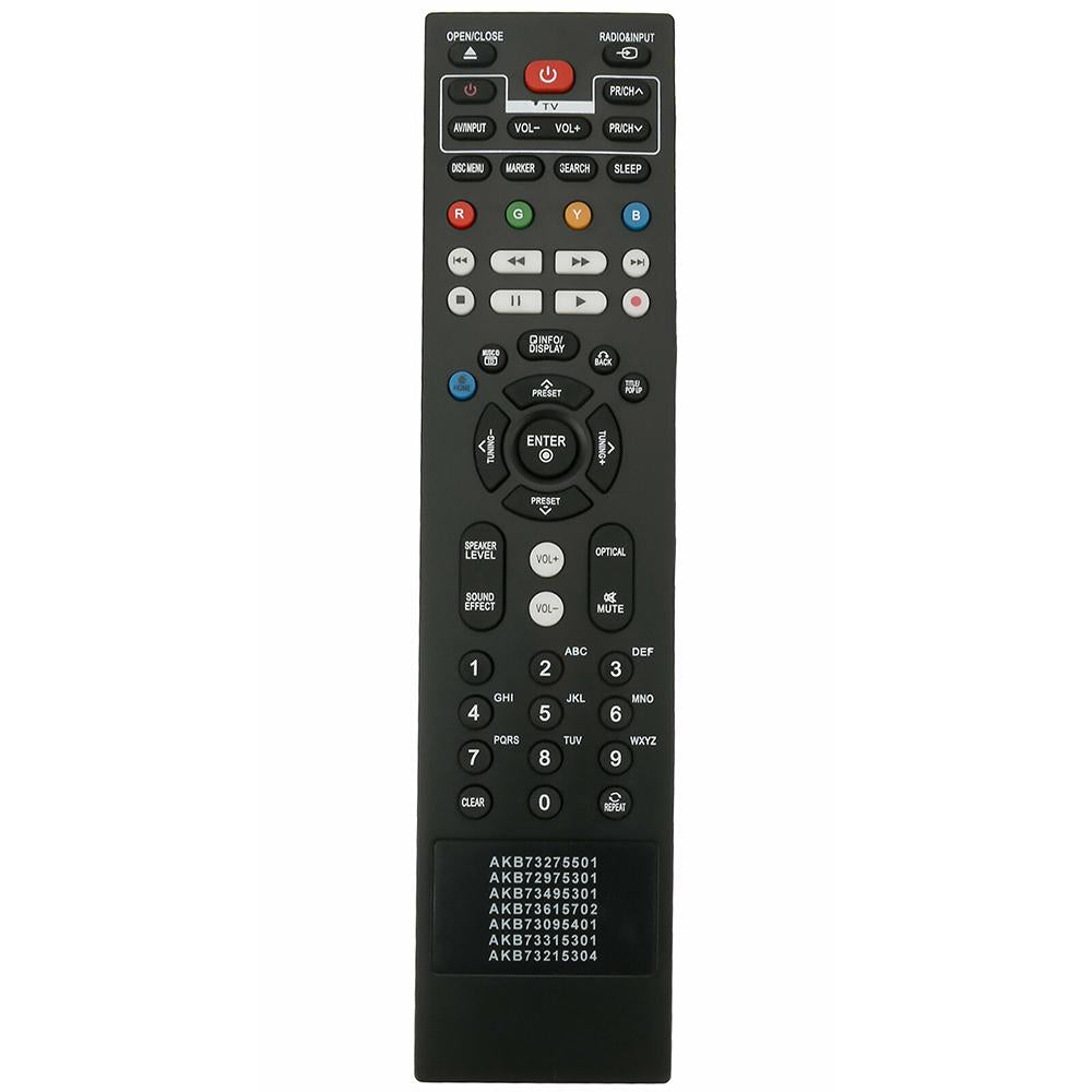 AKB72975301 Remote Replacement for LG Blu-ray Player BX580 BD570