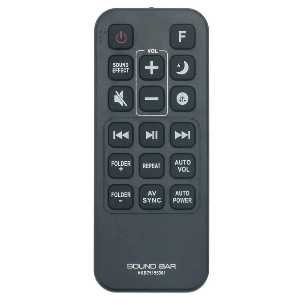 AKB75155301 Replacement Remote Infrared for LG Sound Bar SJ5