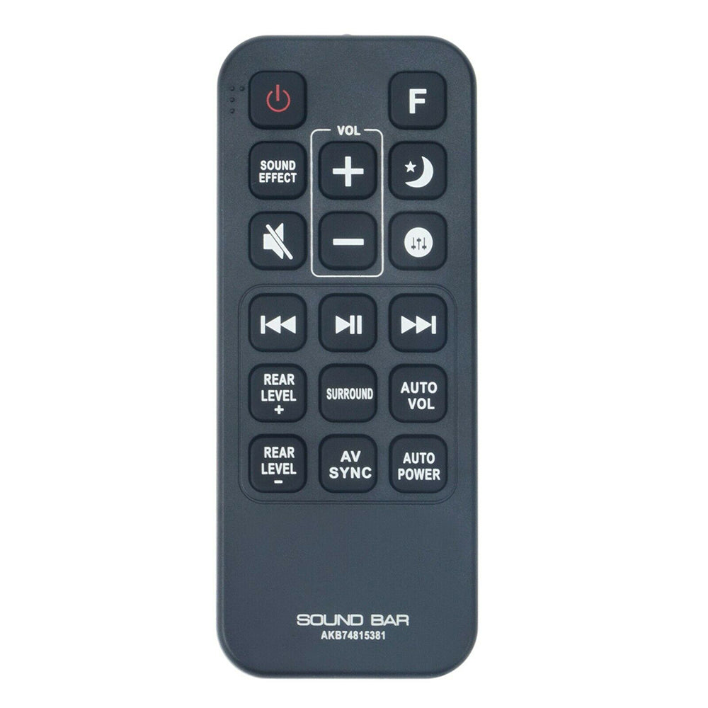 AKB74815381 Replacement Remote Infrared  for LG Sound Bar SJ7