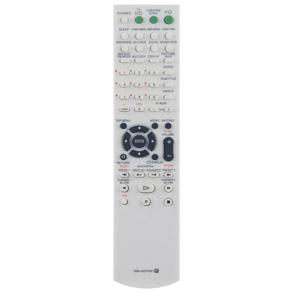 RM-ADP001 Replacement Remote Control for Sony DAV-DZ700FW