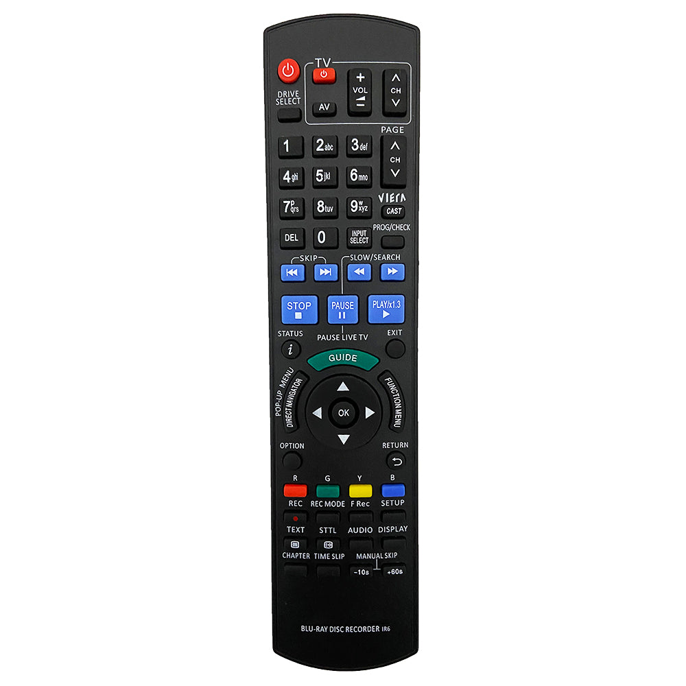 N2QAYB000618 Remote Replacement for Panasonic HDD DVD IR6 Recorders