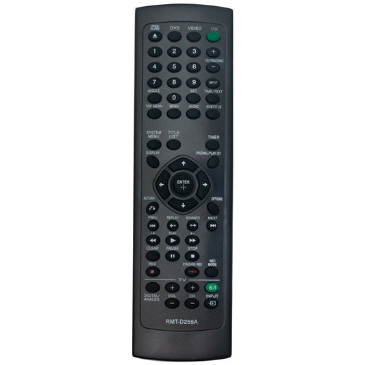 RMT-D255A Replacement Remote for Sony Player DVD VCR Combo RDR-VX535
