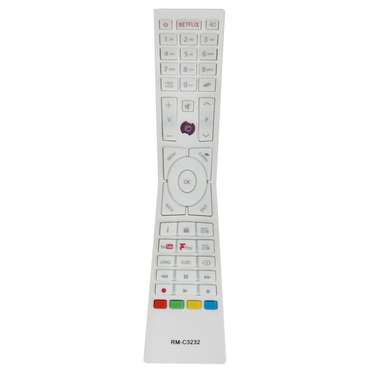 RM-C3232 RMC3232 Remote Replacement for JVC 4K Smart TVs W NETFLIX