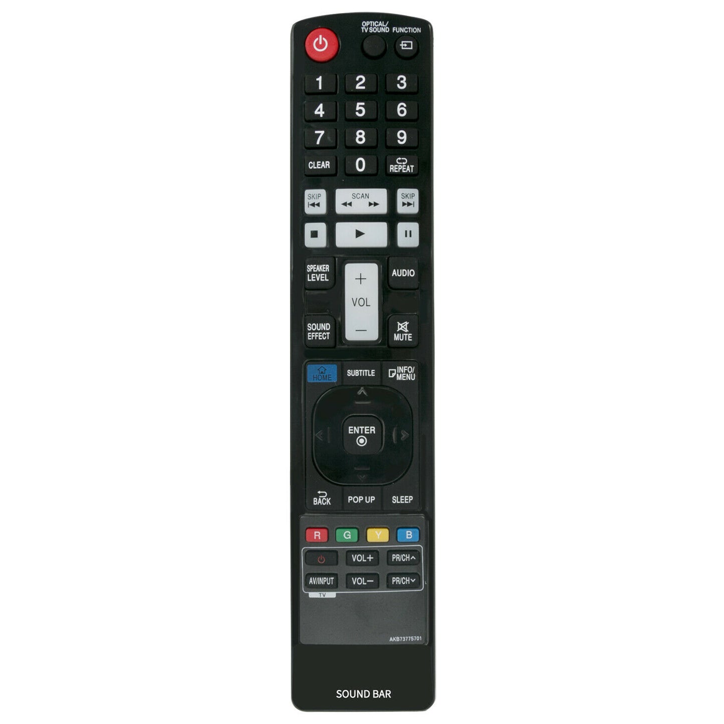 AKB73775701 Remote Replacement for LG Soundbar NB3730A