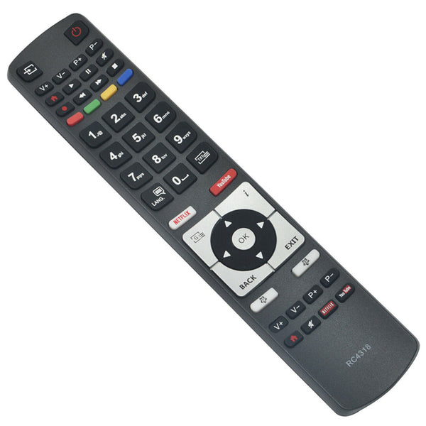 Telecomando Sostitutivo RC4318 Per Vestel Finlux Telefunken Edenwood 4K Smart TV – Tasti Netflix, YouTube, Prime Video