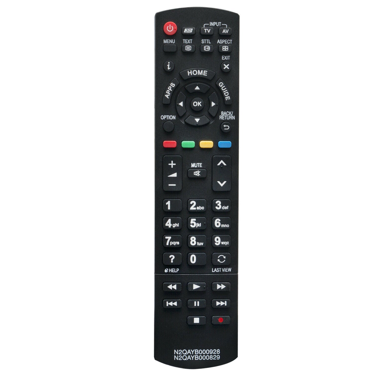 N2QAYB000928 N2QAYB000829 Remote Replacement for Panasonic TVs TX-55ASM655 TX55ASR750