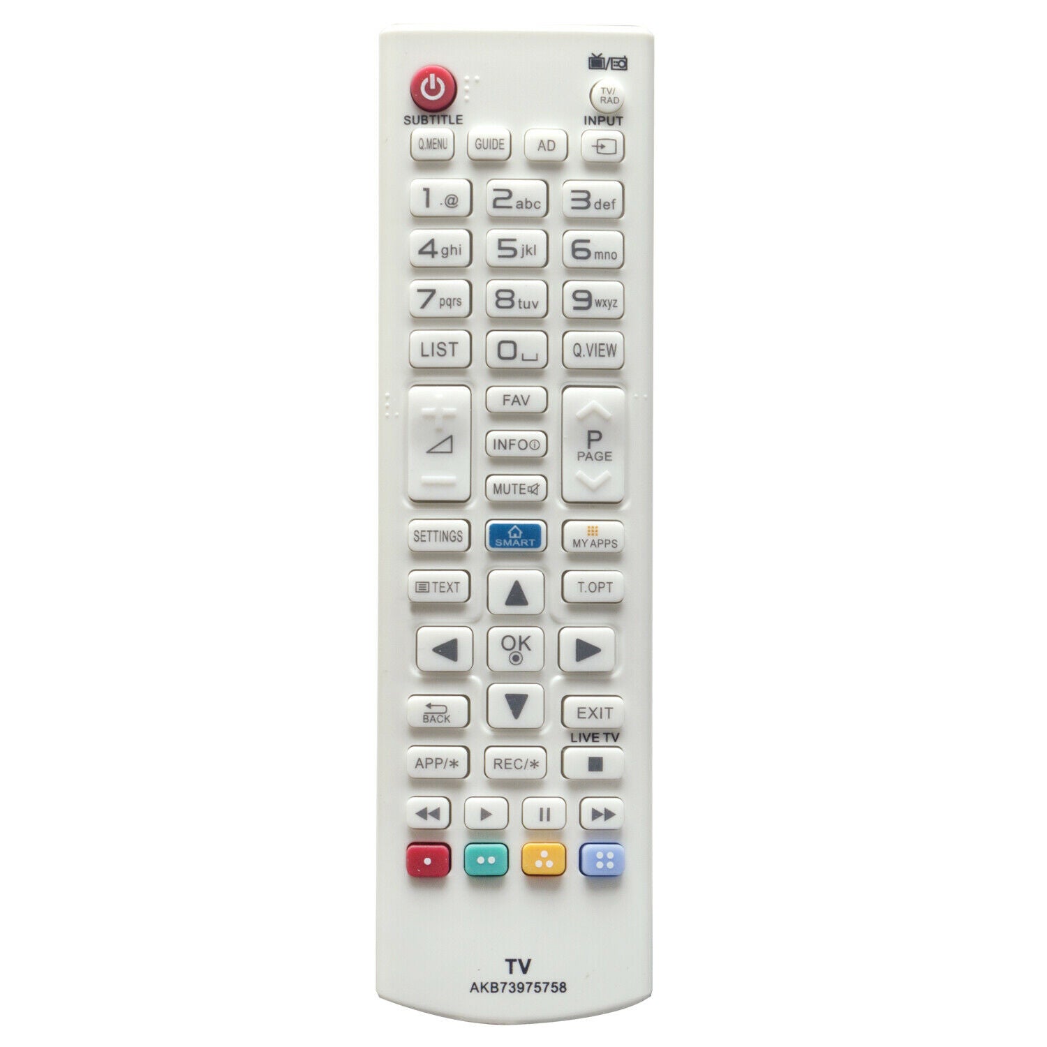 AKB73975758 Remote Replacement for LG Smart TV Sub AKB73715601