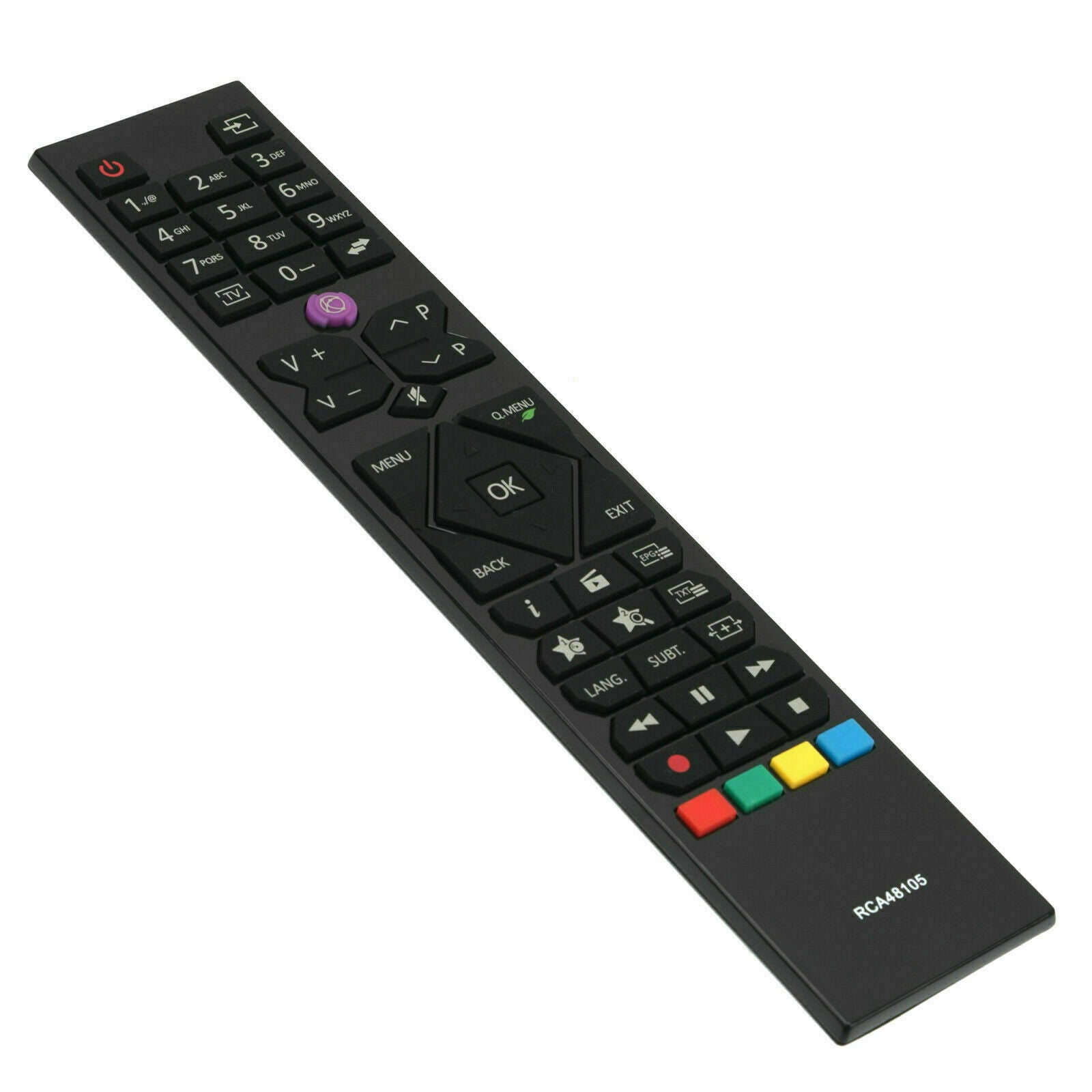 RCA48105 Remote Replacement for HITACHI BUSH TOSHIBA JVC 32HB4C01K 32 GoodRemotes