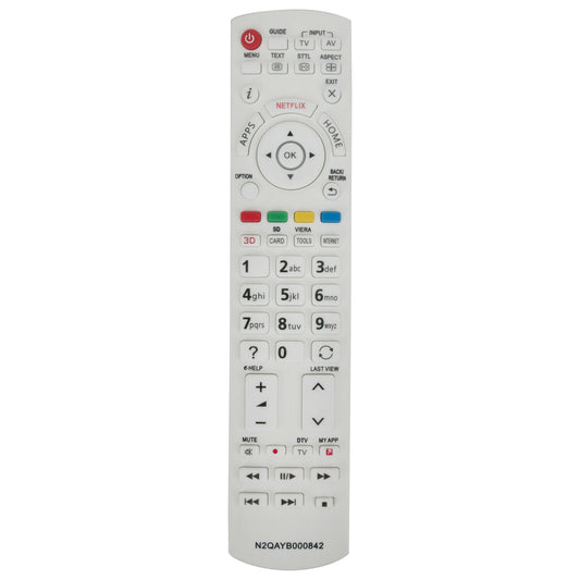 N2QAYB000842 Remote Replacement for Panasonic  N2QAYB001011 N2QAYB000829 N2QAYB000830